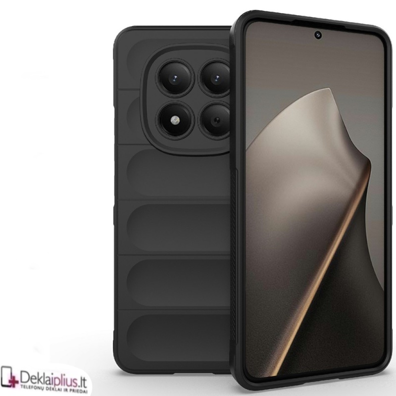 Magic Shield guminis dėklas - juodas (Xiaomi Redmi Note 15 Pro 4G) Magic Shield guminis dėklas - juodas (Xiaomi Redmi Note 15 Pro 4G)